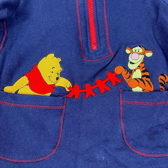 Vintage Disney Winnie the Pooh & Tigger Toddler Tunic Shirt 12m - Picture 2 of 6